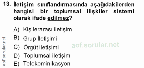Soru 13