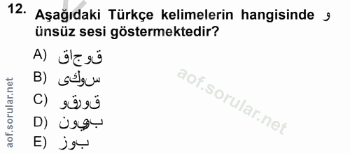 Soru 12