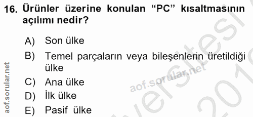Soru 16