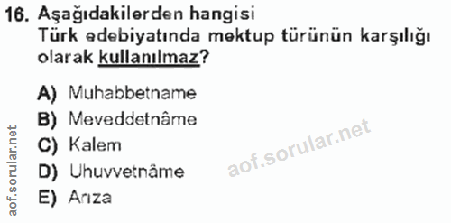 Soru 16