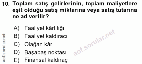 Soru 10