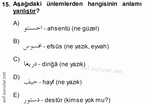 Soru 15