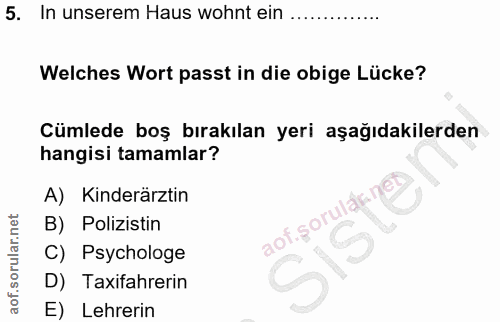 Soru 5