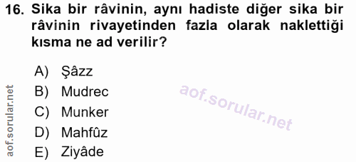 Soru 16