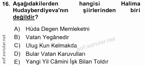 Soru 16