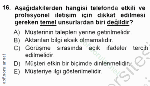 Soru 16