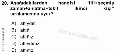 Soru 20