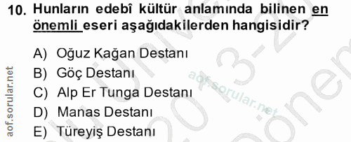 Soru 10