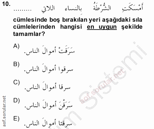 Soru 10