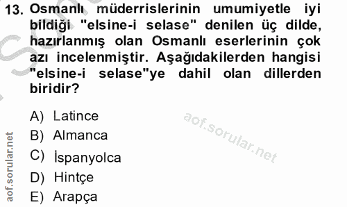 Soru 13
