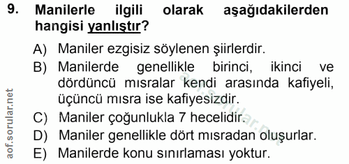 Soru 9