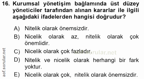 Soru 16