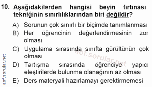 Soru 10