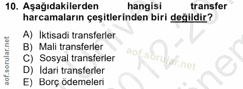 Soru 10
