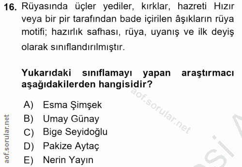 Soru 16