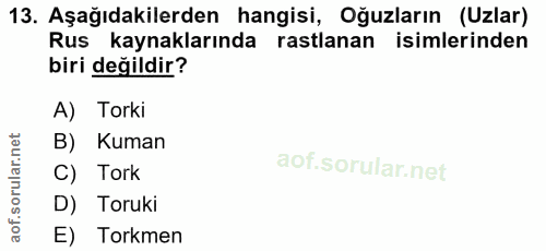 Soru 13