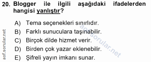 Soru 20