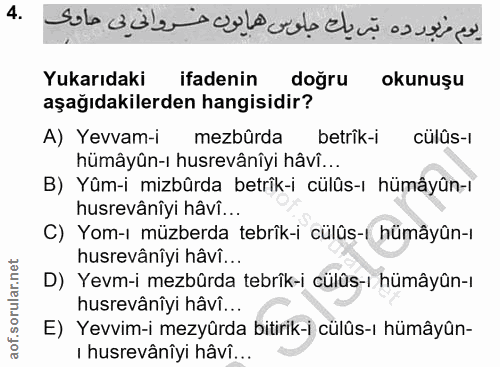 Soru 4