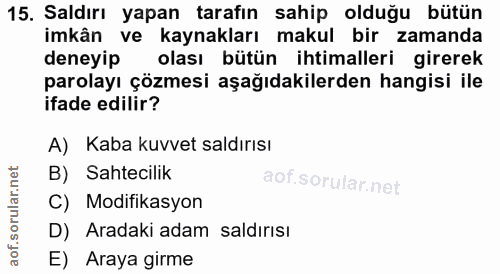 Soru 15