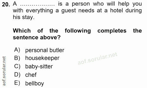 Soru 20