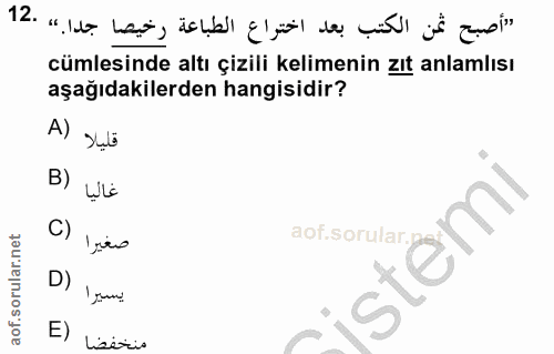 Soru 12