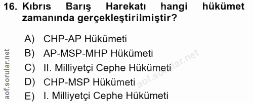Soru 16