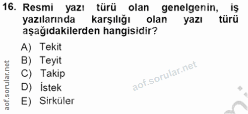 Soru 16