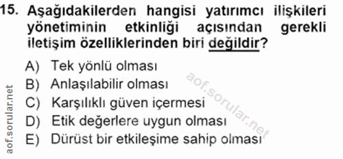 Soru 15