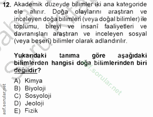 Soru 12