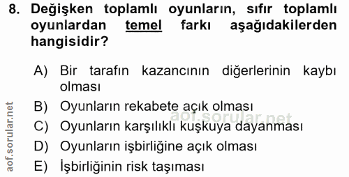 Soru 8
