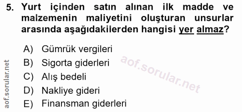 Soru 5