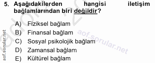 Soru 5