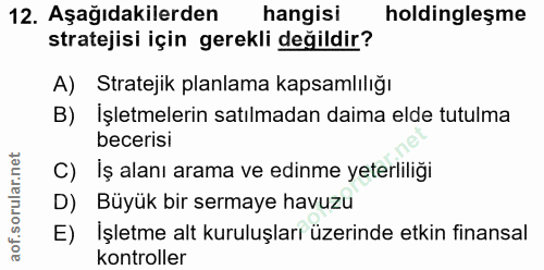 Soru 12