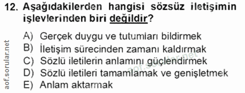 Soru 12