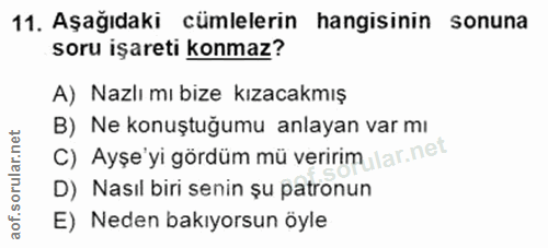 Soru 11