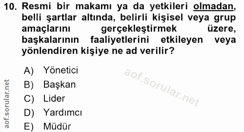 Soru 10