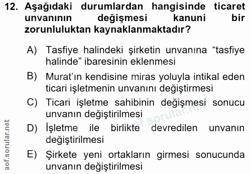 Soru 12