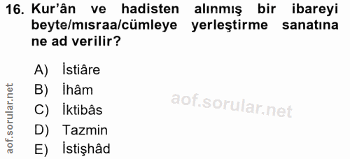 Soru 16