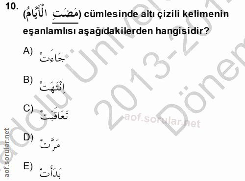 Soru 10