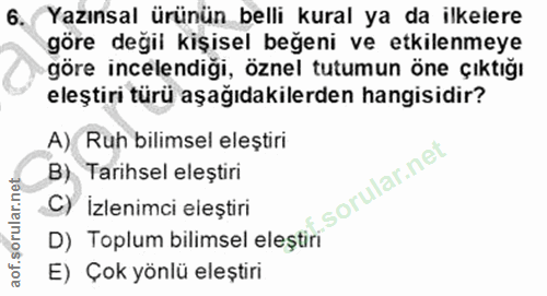 Soru 6