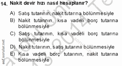 Soru 14