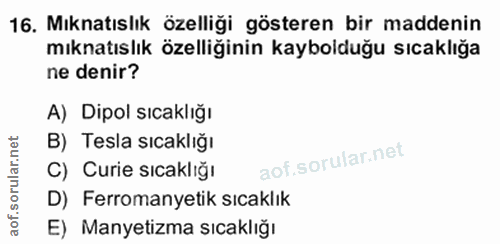 Soru 16