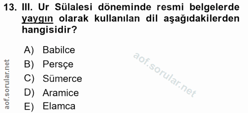 Soru 13