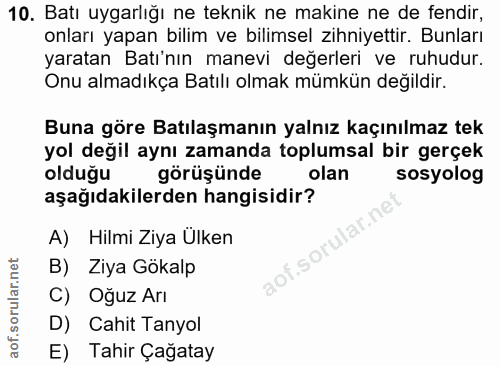 Soru 10