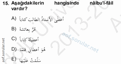 Soru 15