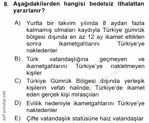 Soru 8