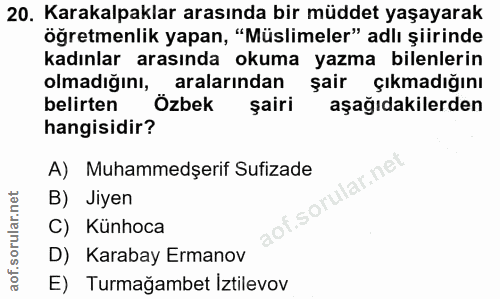 Soru 20