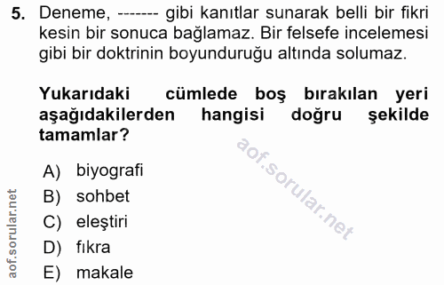 Soru 5