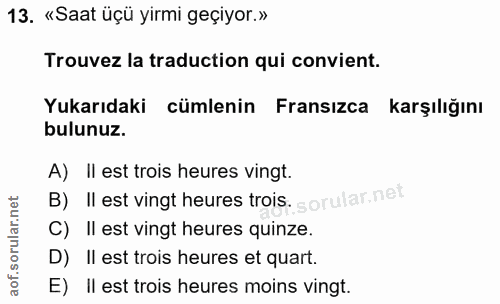 Soru 13