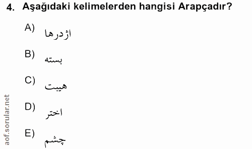 Soru 4